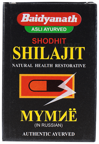 Baidyanath |Jhansi Shodhit Shilajit 10 Capsule