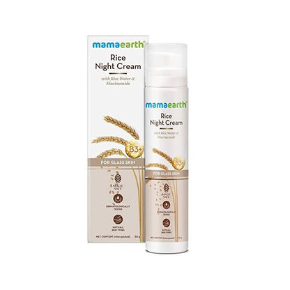 Mamaearth Rice Night Cream With Rice Water and Niacinamide