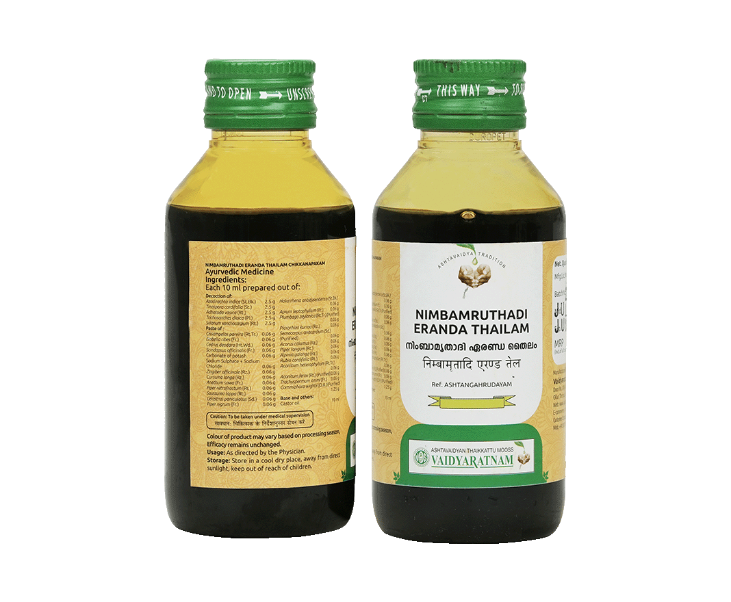 Vaidyaratnam Nimbamrithadi Castor Oil