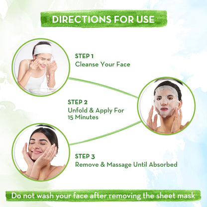 Mamaearth Ubtan Bamboo Sheet Mask with Turmeric & Saffron