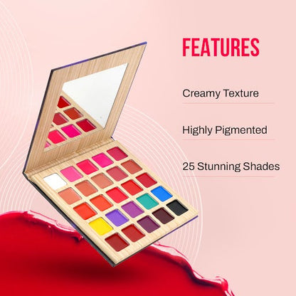 Colors-Queen-Lip-Palette-with-25-Creamy-Matte-&-Vibrant-Shades