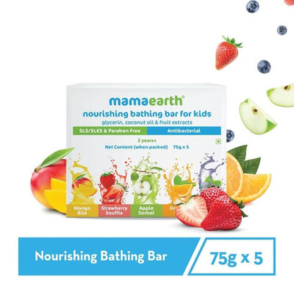 Mamaearth Nourishing Bathing Bar Soap For Kids | Pack of 5