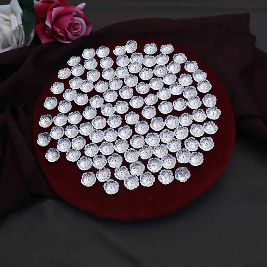 Pure Silver Flowers with Design Pack Of 108 35g - PUSHMYCART