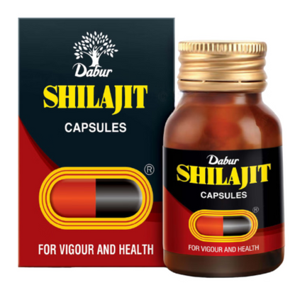 Dabur Shilajit Ayurvedic Capsules - PUSHMYCART