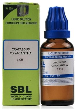 SBL Crataegus Oxyacantha Dilution 3 CH