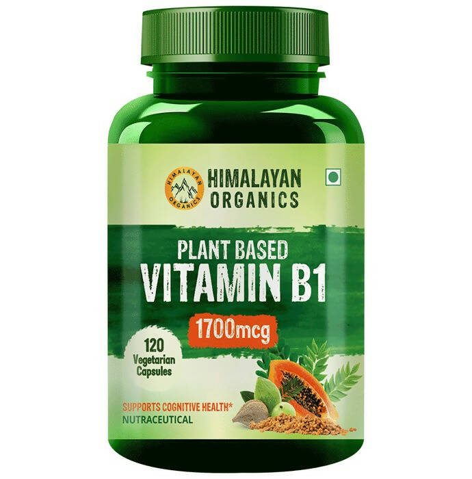 Himalayan Organics Plant-Based Vitamin B1 Capsules - PUSHMYCART