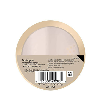 Neutrogena Mineral Sheers Loose Powder Foundation | Natural Beige 60