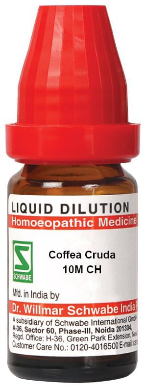 Dr Willmar Schwabe India Coffea Cruda Dilution 10M CH
