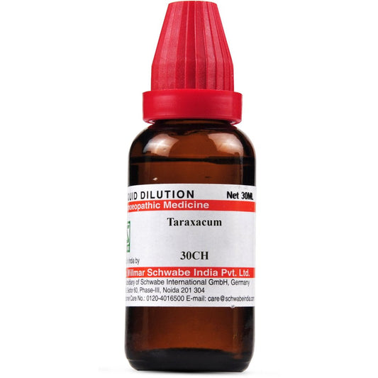Dr Willmar Schwabe India Taraxacum Officinale Dilution 30 CH