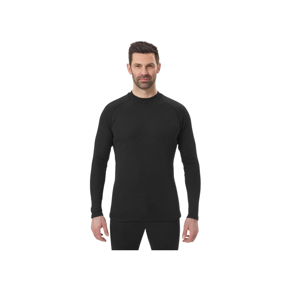 Decathlon Warm Men Thermal Top for Skiing (Black)