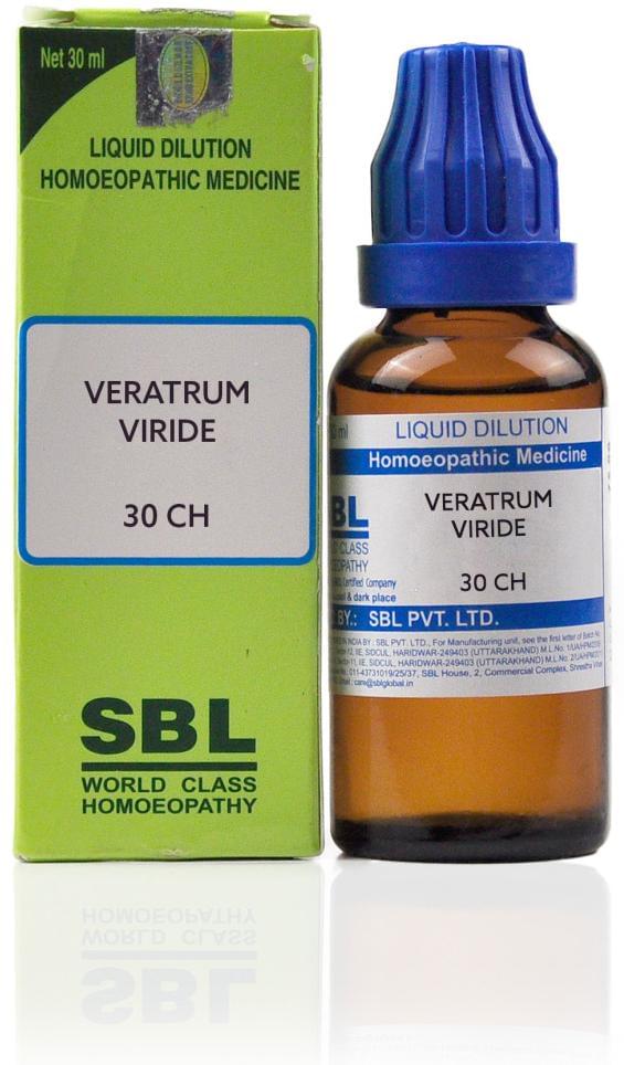 SBL Veratrum Viride Dilution 30 CH