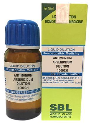 SBL Antimonium Arsenicicum Dilution 1000 CH