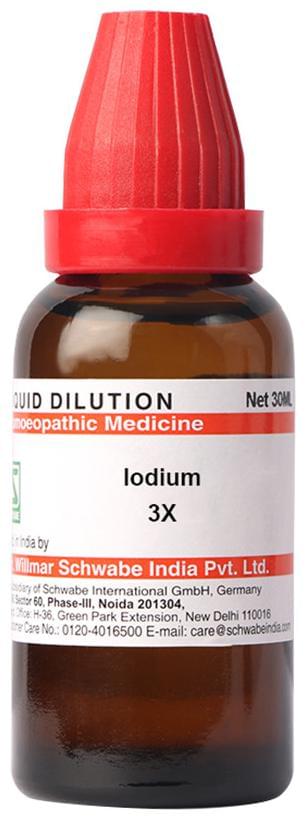Dr Willmar Schwabe India Iodium Dilution 3X