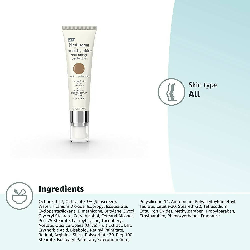 Neutrogena Healthy Skin Anti-Aging Perfector Spf 20 Medium To Deep 60