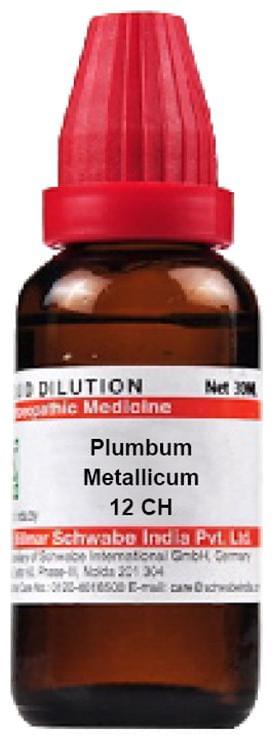 Dr Willmar Schwabe India Plumbum Metallicum Dilution 12 CH