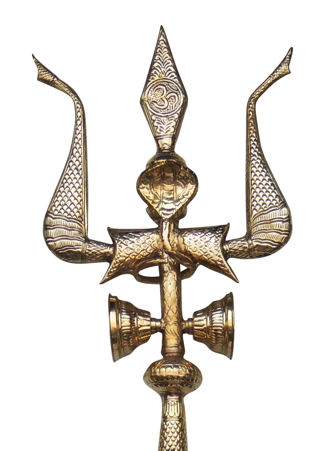 Brass Trishul