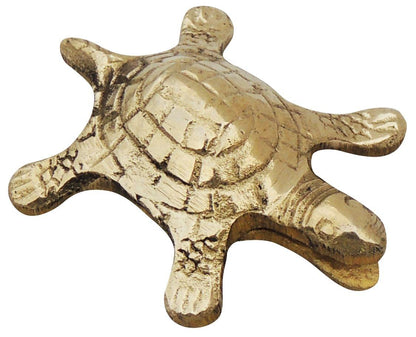 Brass Tortoise Statue Small