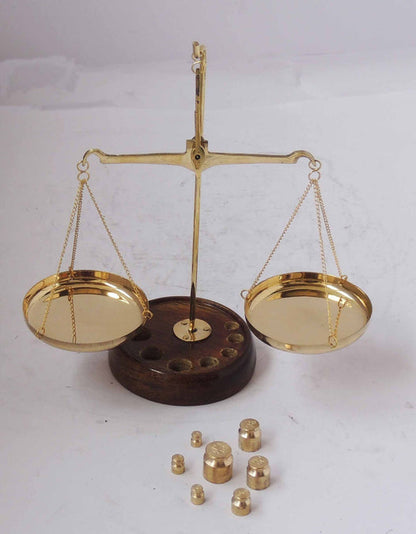 Brass Taarzu Weighing Machine