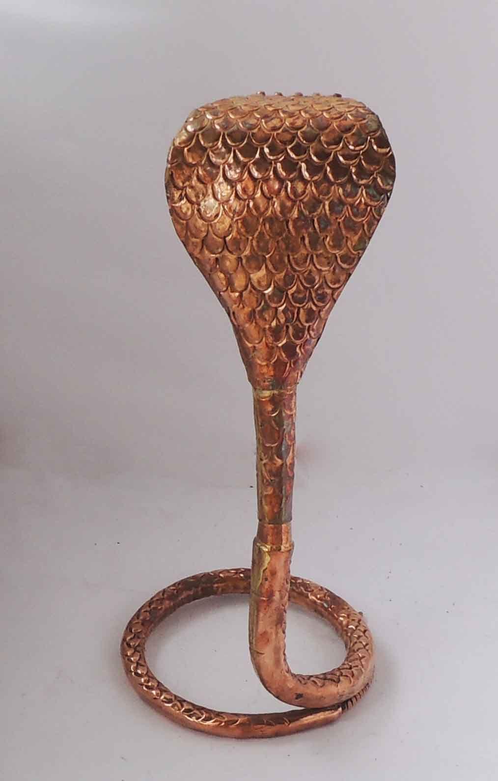 Copper Panchmukhi Snake