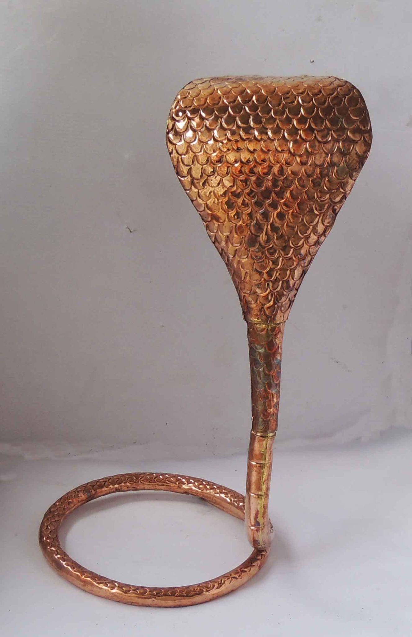 Copper Panchmukhi Snake