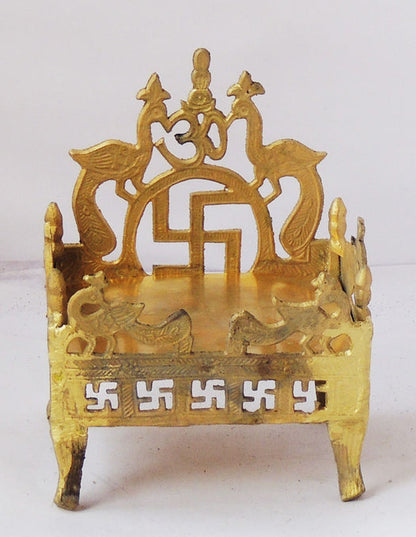 Brass Shingasan Dhalai For God Idol