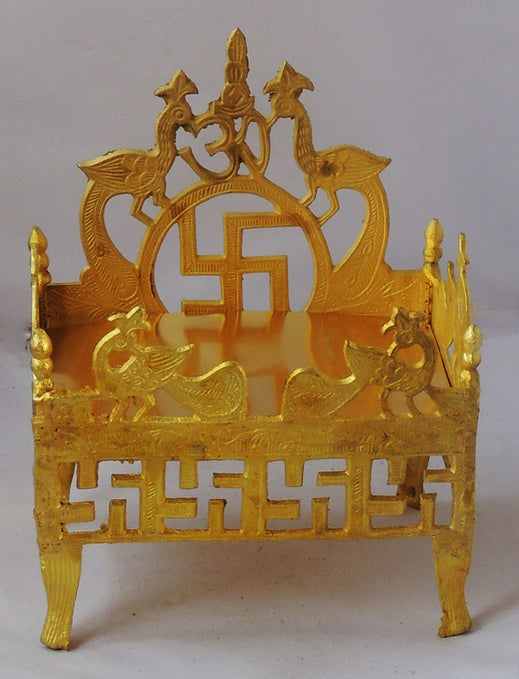 Brass Shingasan Dhalai For God Idol