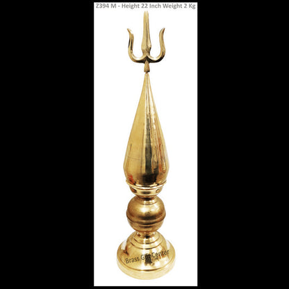 Brass Kalash Trishul