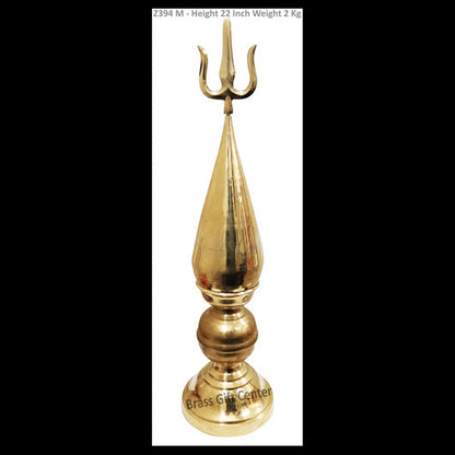 Brass Kalash Trishul