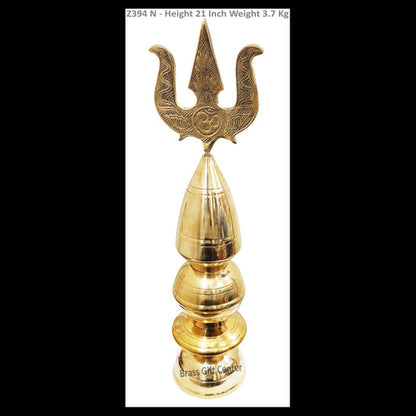 Brass Kalash Trishul