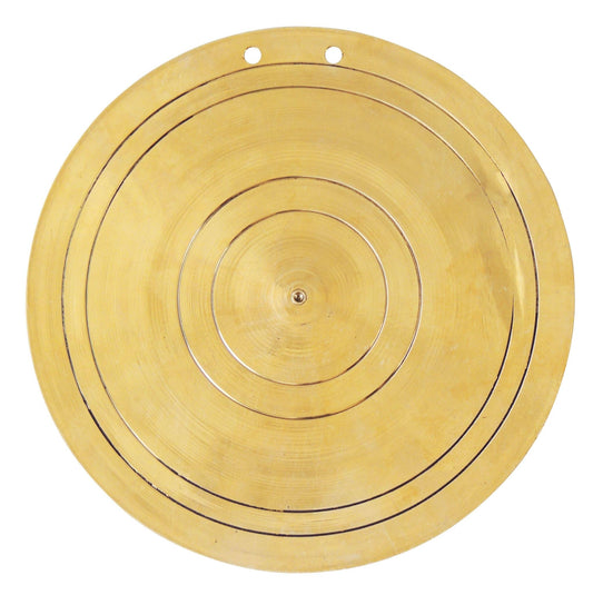 Round Brass Ghanta Bell Ghadiyal