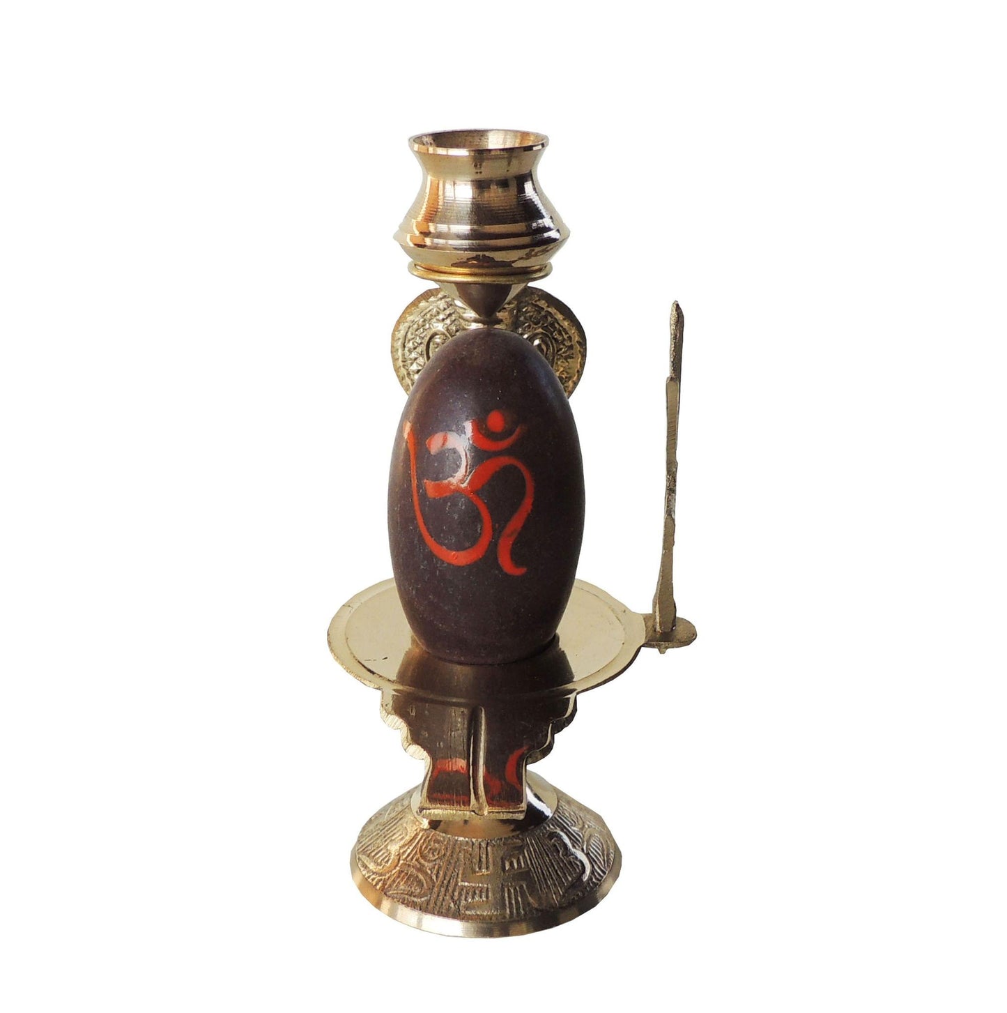 Brass Nav Dev Shiv Ling