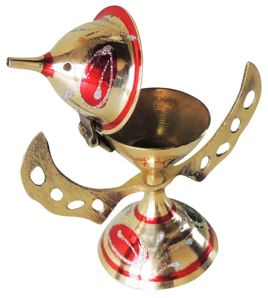 Brass Loban Dan Smoke Burner