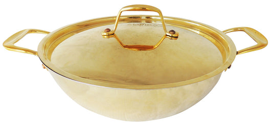 Brass Kadai With Cover