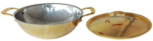 Brass Kadai With Cover