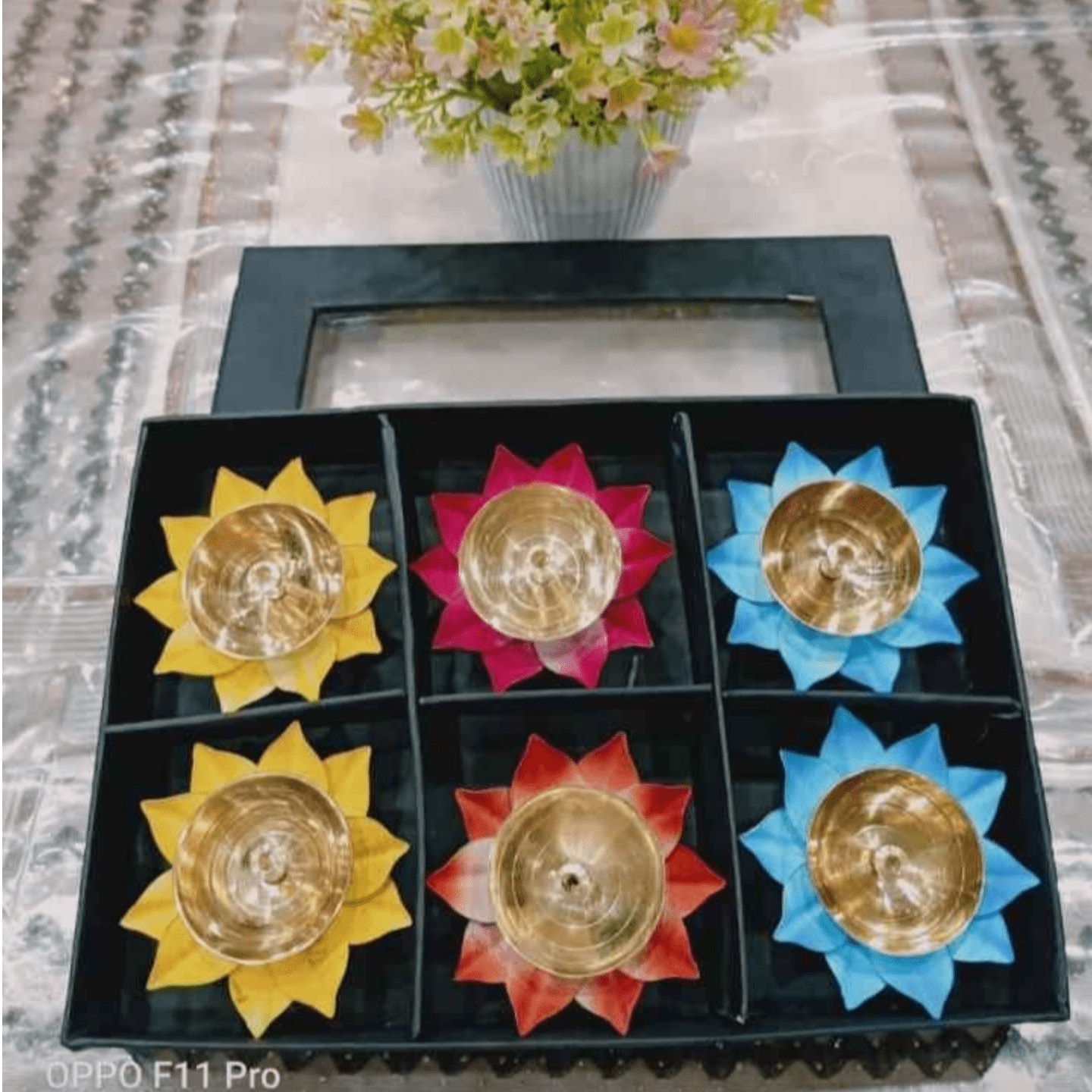 Brass Decorative Deepak Pack Of 6 Pcs