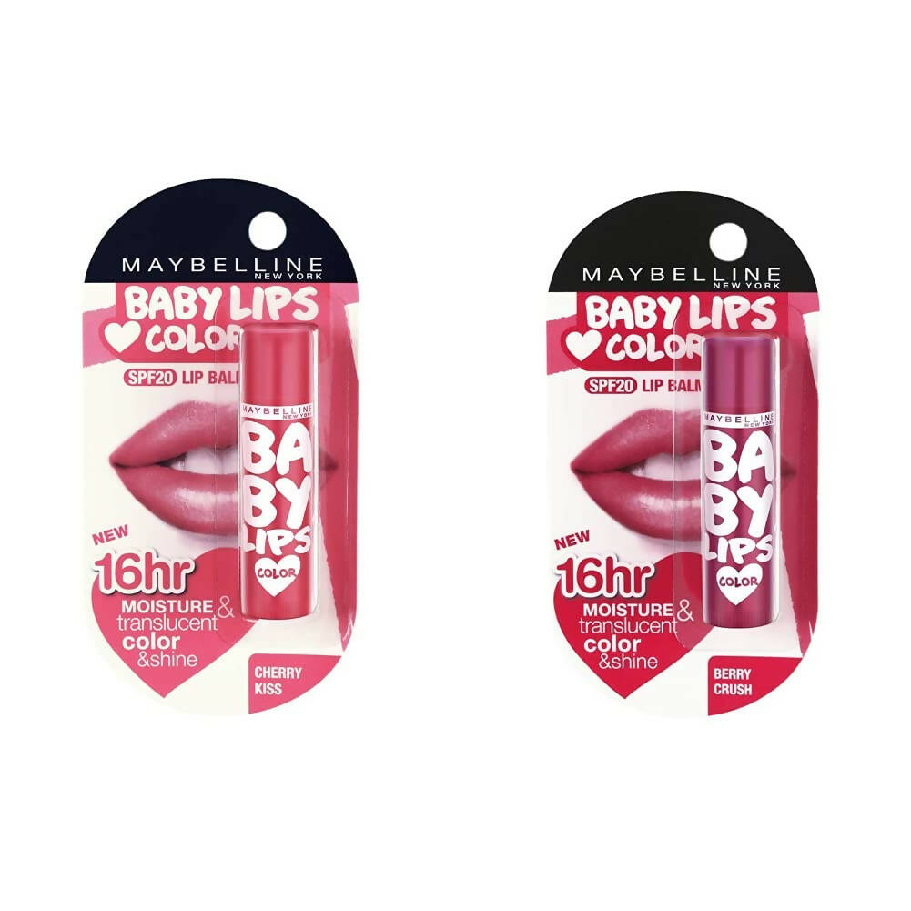 Maybelline New York Baby Lips Lip Balms Cherry Kiss And Berry Crush