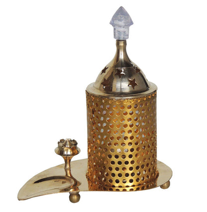 Brass Table Decor Oil Lamp Deepak