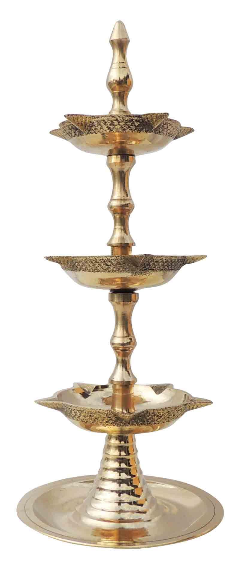 Brass 3 Step Murga Stand Deepak