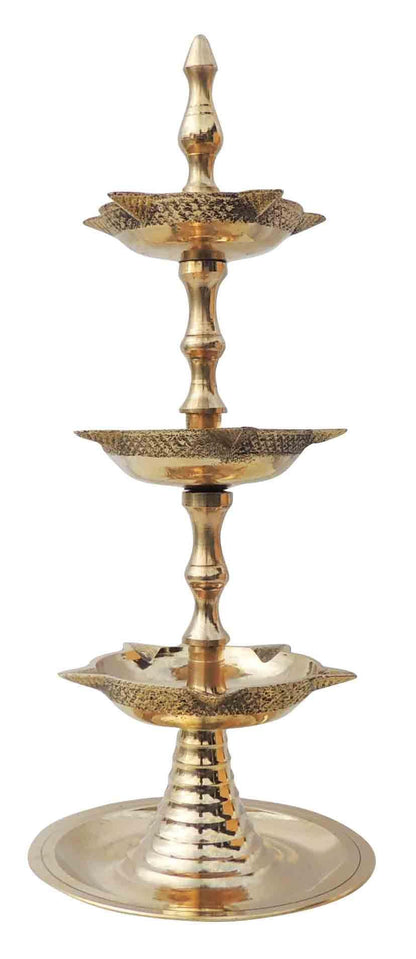 Brass 3 Step Murga Stand Deepak