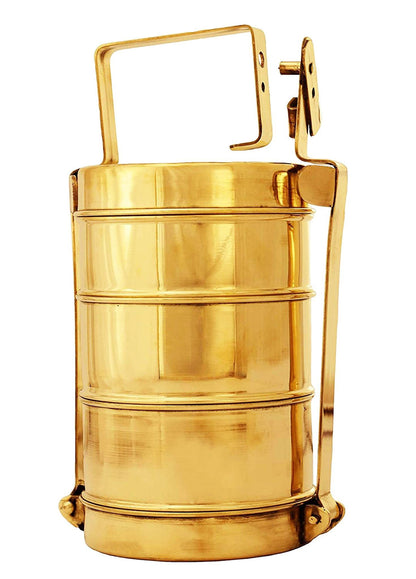 Brass Lunch Box Tiffin Box