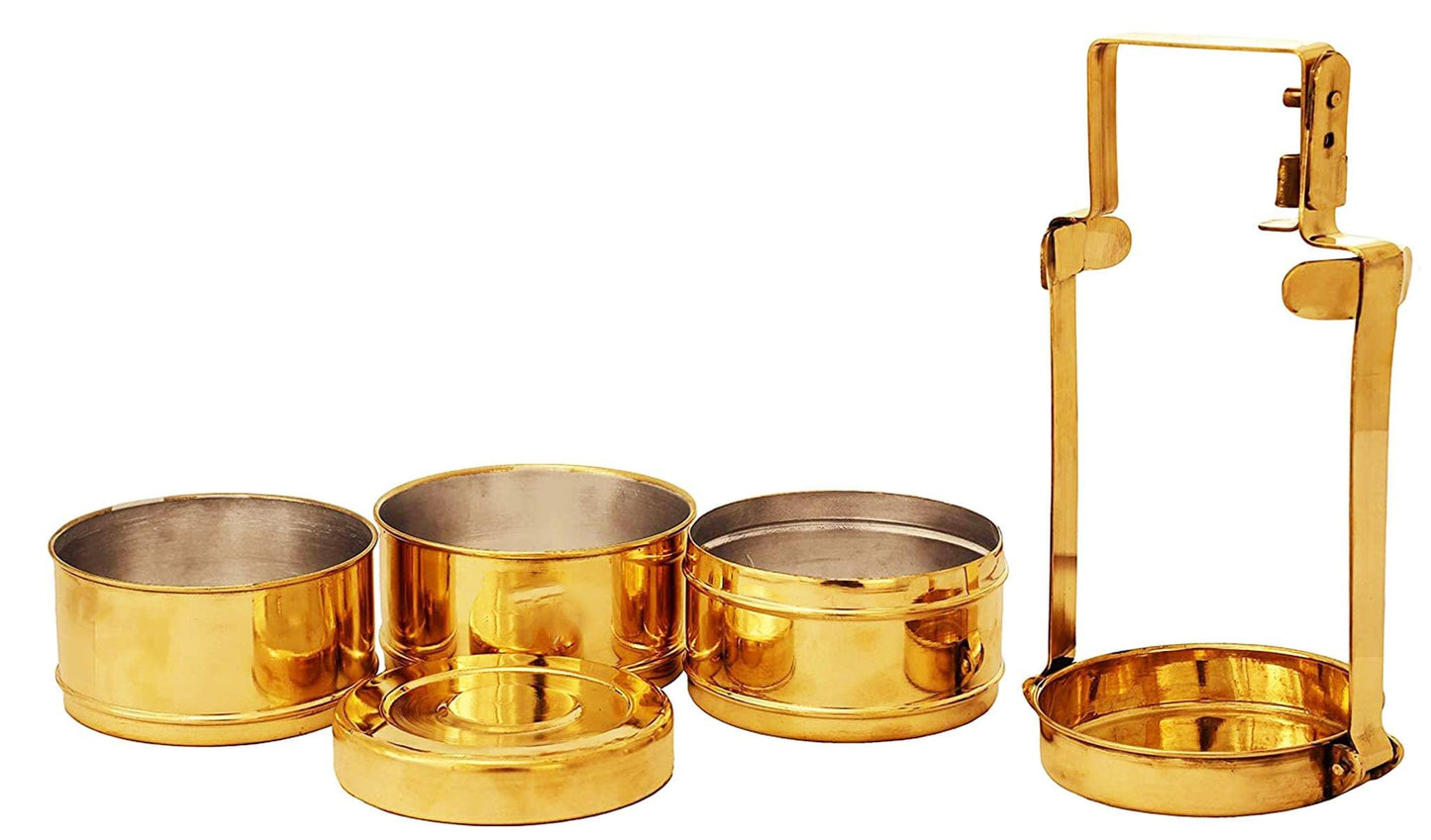 Brass Lunch Box Tiffin Box