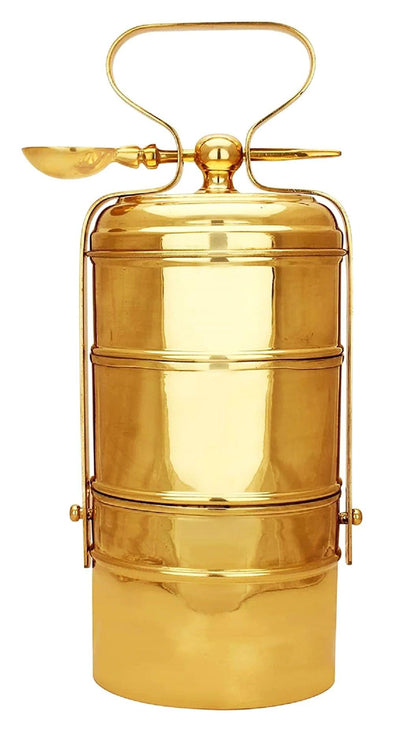 Brass Lunch Box Tiffin Box