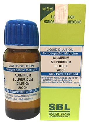 SBL Aluminium Sulphuricum Dilution 200 CH