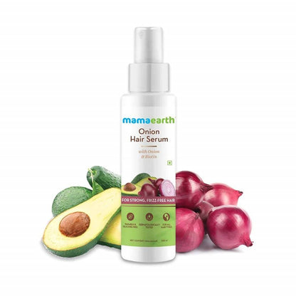 Mamaearth Onion Hair Serum For Strong Frizz Free Hair